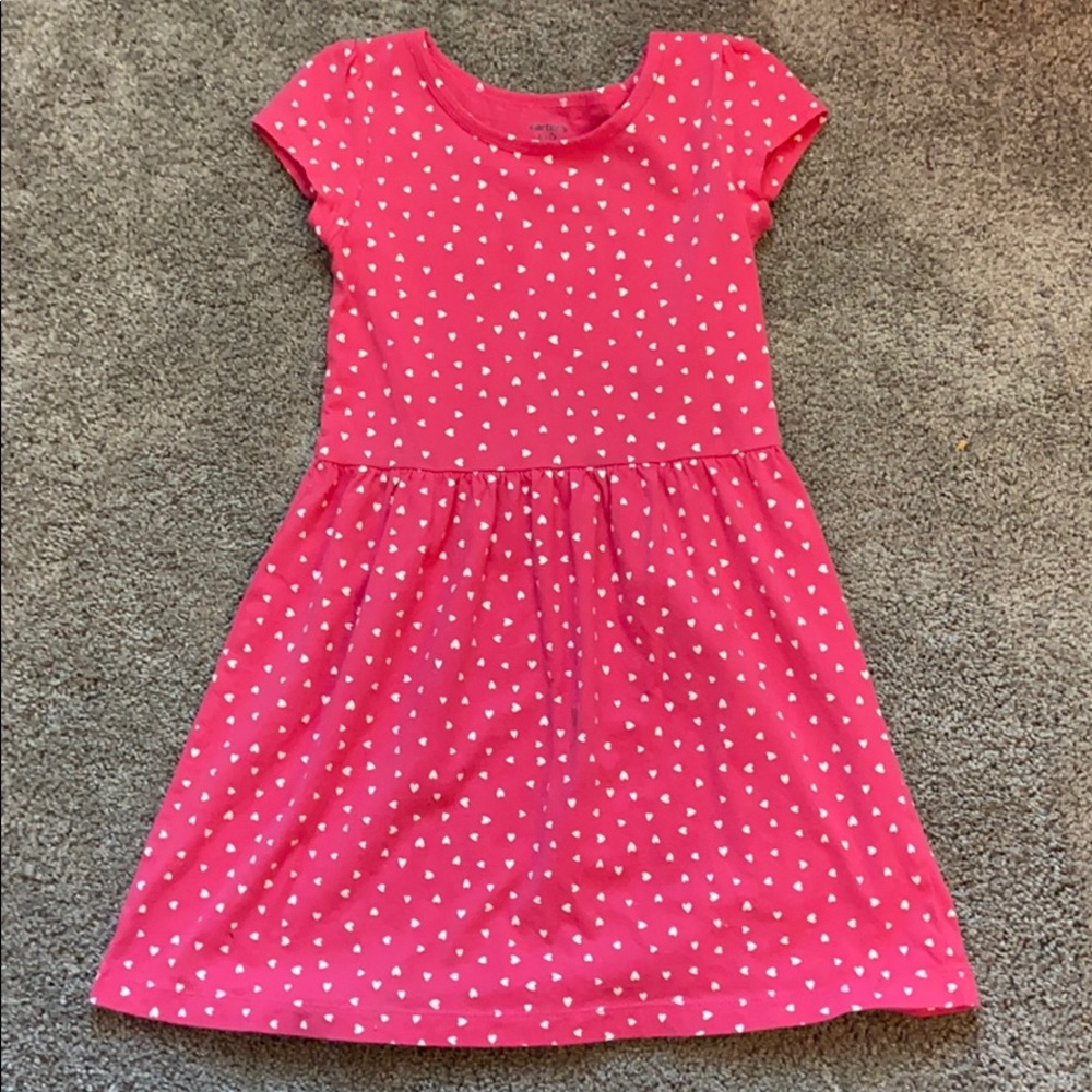 Cotton Heart Dress, EUC